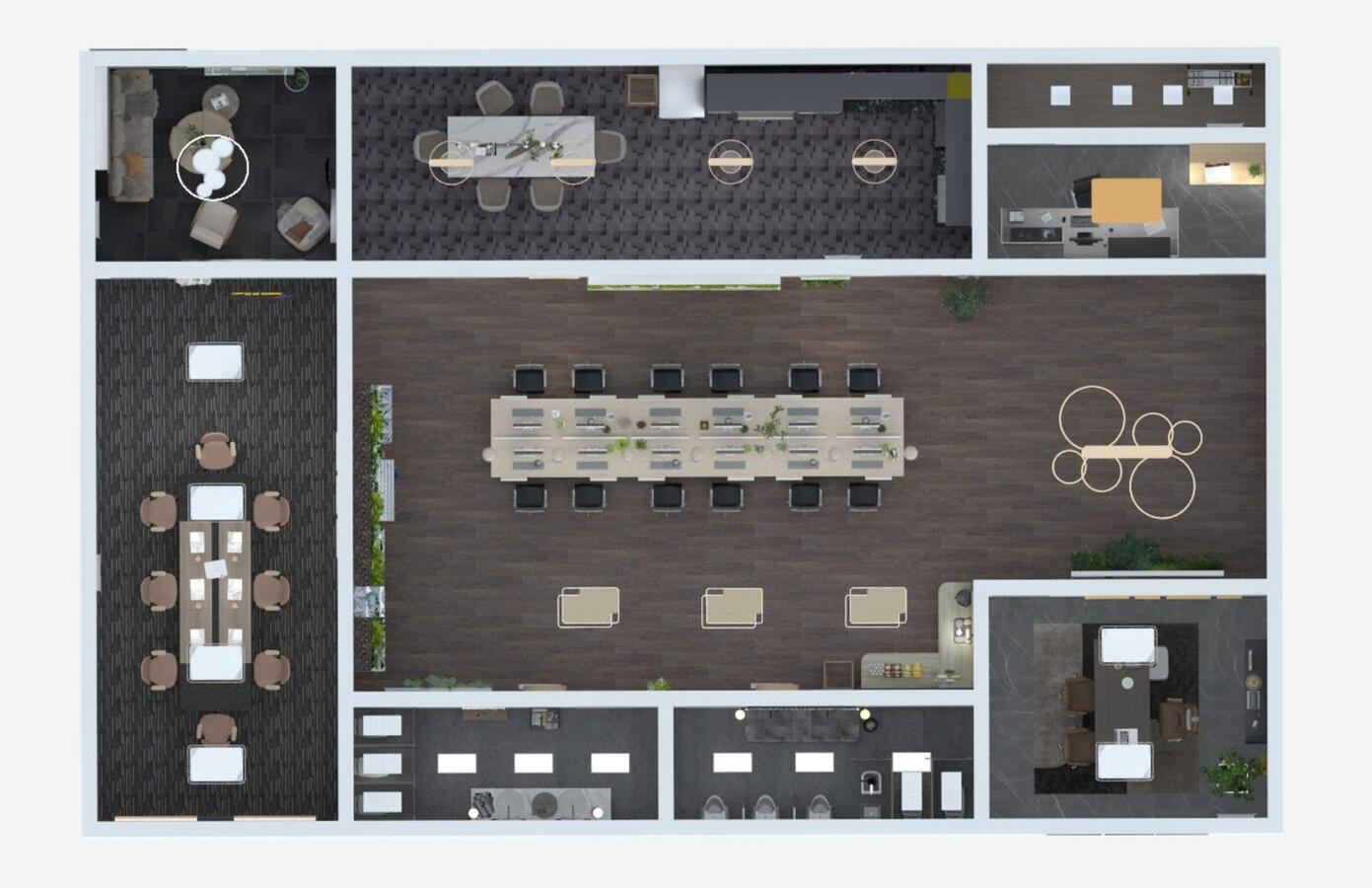 Floor Plan (1st Floor) in Color